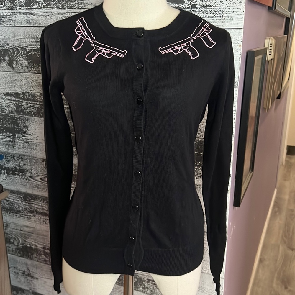 NWT Black Orphan Black buttoned down cardigan sweater.